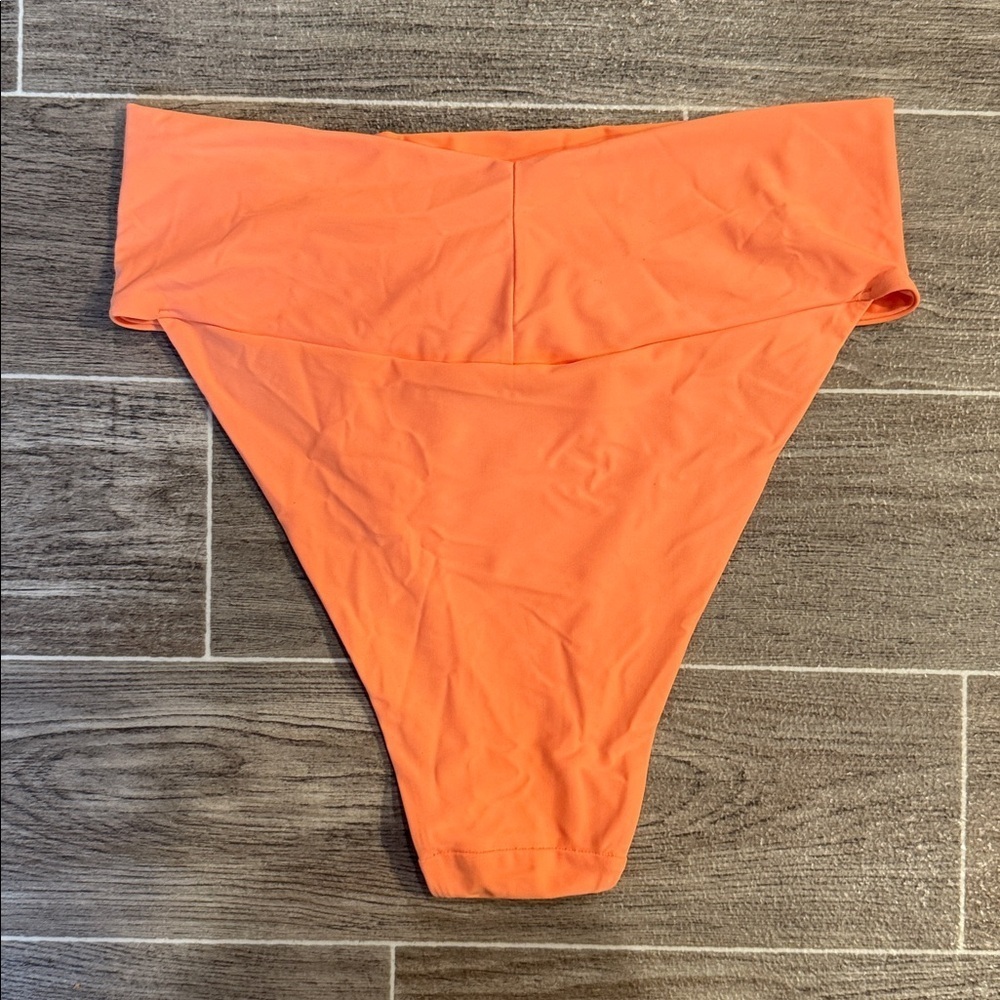 Aerie Vibrant Orange Cheeky Bikini Bottom - Picture 3 of 3